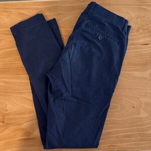 J. Crew Men's Navy Flex Skinny Chinos